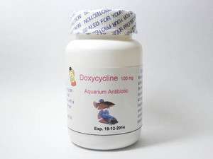 50 Counts Doxycycline 100 mg Aquarium Fish Antibiotic Free Ship  