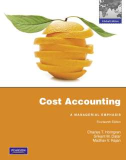 Cost Accounting by Horngren 14th International Edition 9780132567466 