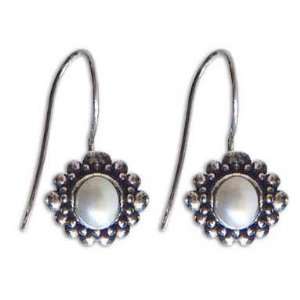  Pearl earrings, Moon Face 1 L Jewelry
