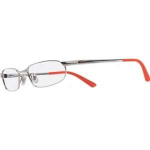  Nike 6036 Eyeglasses (23) Shiny Chrome, 50mm Sports 