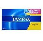 Tampax Tampons Regular   100 ct. + 5 ct Tampax Pearl Trial Pack