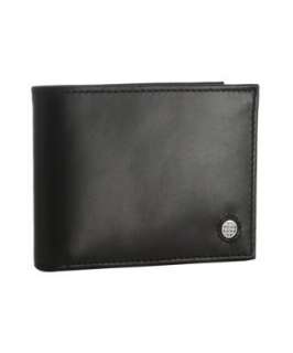 Cole Haan black leather tuxedo bi fold wallet  