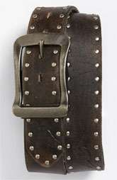 Bed Stu Anxious Studded Leather Belt $55.00