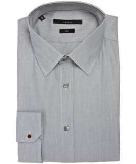 Gucci grey cotton slim fit dress shirt  