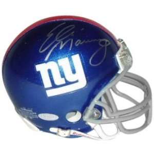  Eli Manning New York Giants Autographed Riddell Mini 
