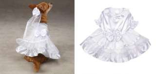 stunningly detailed dress for the doggie bride to be.