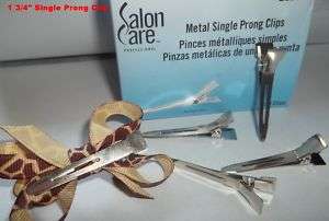Lot 100 SINGLE Prong Alligator Clips 4 Hair Clips Bow  