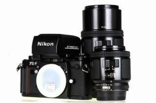   Camera w/AF Nikkor 80mm F/2.8 & ED 200mm F/3.5 Lenses, F3 *EX+*  