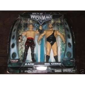  ROAD TO WRESTLEMANIA 22 KANE AND BIG SHOW ACTION FIGURE 