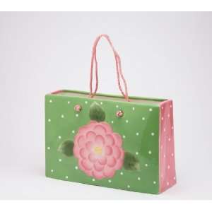   Spring   Pink Camellia   Ceramic Magazine Shopping Bag