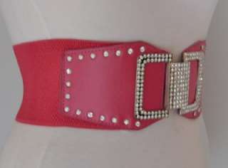   Chic Rhinestone Bow Design 4 Cinch Barbie Hot Pink Diva Corset Belt