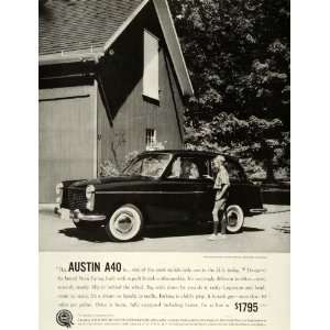  1959 Ad Austin A40 Pinin Farina Design British Motor 