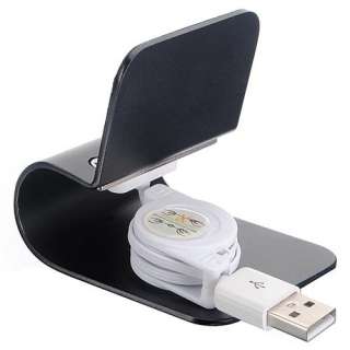  Aluminum Dock Cradle Station Stand Charger With USB Cable for iPhone 