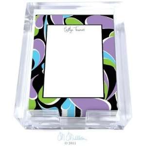  Twirl Personalized Memo Notes w/Acrylic Holder Office 