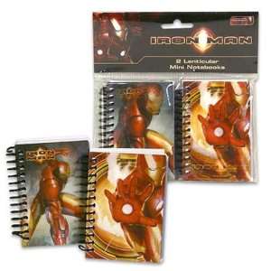  Mini 3D Iron Man Notebook, 2 Pack Case Pack 48 Office 