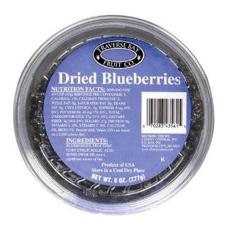 Traverse Bay Fruit Co. Dried Blueberries, 8 Ounce Containers (Pack of 