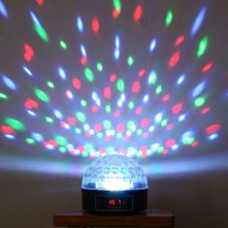 Mini DMX Disco DJ Stage Lighting LED RGB Crystal Magic Ball Effect 