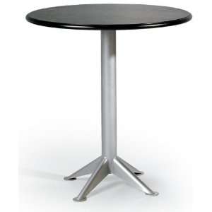  Xl6 35 Tall Pub Table with 36 Round Glass Top   CREATECH 