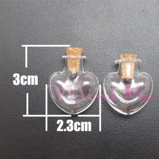 1200pcs Glass Mini Display Hand Blown Bottles 7 Style  