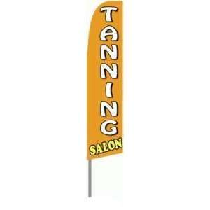  Tanning Salon Extra Wide Swooper Feather Flag Office 