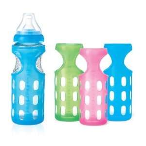  Munchkin Silicone Sleeve for 8oz Bottle Baby