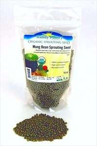 LB  ORGANIC MUNG BEAN SPROUTING SEEDS   GROW SPROUTS, FOOD STORAGE 