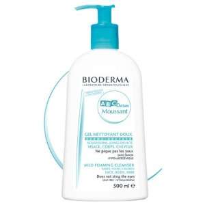 Bioderma Abcderm Foaming Cleanser for Face, Body, Hair I Litre (1000 