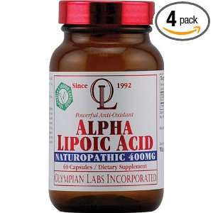  Olympian Labs 400 Mg Alpha Lipoic Acid   60 Capsules, Pack 