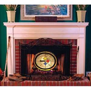   Pittsburgh Steelers Fireplace Screen Memorabilia.