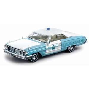  SunStar 1/18 1964 Ford Galaxie 500 Police Car Toys 