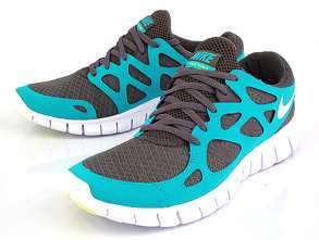 NIKE FREE RUN 2 + SMOKE TURQUOISE SZ 10 US 443815 213  