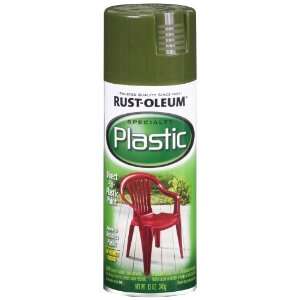  Rust Oleum 211366 Paint for Plastic 12 Ounce Spray, Spruce 
