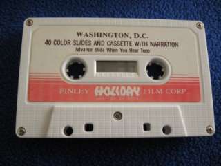 Vintage Finley’s Holiday Films Washington D.C. Cassette /40 Slides 