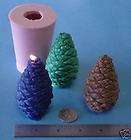 Silicone Pine cone 2A Soap Candle candy Wax Embed Mold