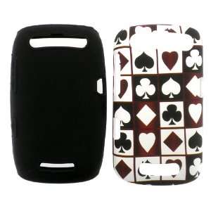 RIM Blackberry CURVE 9350 / 9360 2 IN 1 HYBRID CASE Playing Cards 