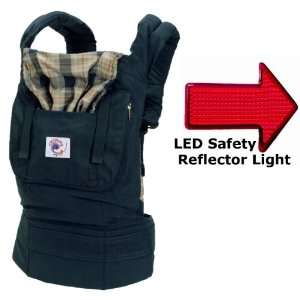 Ergo Baby BCO417NP Organic Highland Navy Plaid Baby Carrier and LED 