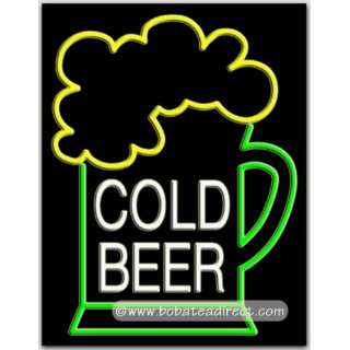 Cold Beer Neon Sign  Grocery & Gourmet Food