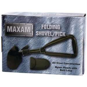  Maxam Folding Shovel/Pick Features All Steel Construction 