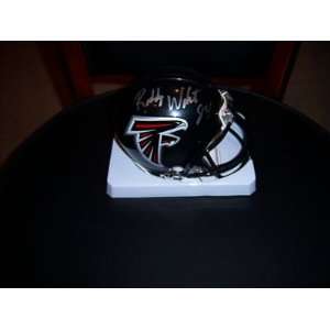 Roddy White Falcons Lbsports/coa Signed Mini Helmet