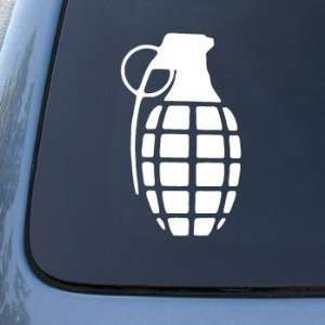 Grenade   Car, Truck, Notebook, Vinyl Decal Sticker  Vinyl Color 