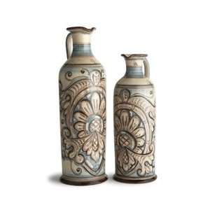  Arte Italica Rosone Decorative Bottles Set of Two Kitchen 