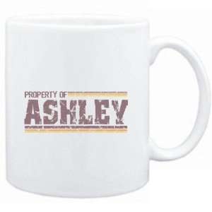 Mug White  Property of Ashley   Vintage  Female Names  