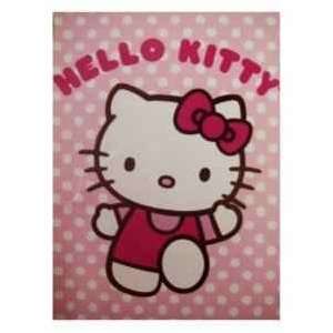   Sherpa Throw Blanket 58 x 78 + Free Hello Kitty TY Beanie Baby Plush