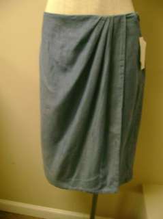 Charter Club Faux Wrap Denim Skirt NWT $60.00  