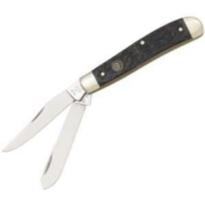  Hen & Rooster Knives 212BPB Small Trapper Knife with Black 