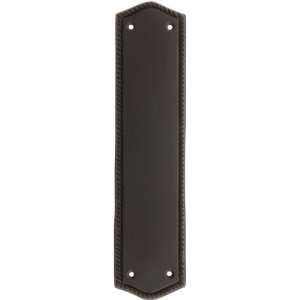  10 1/2 Rope Push Plate In Oil Rubbed Bronze.