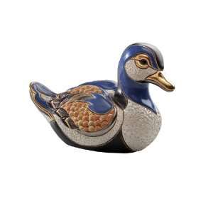  Rinconada Blue Duck, Emerald Figurine