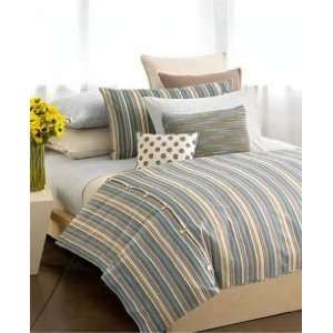  DKNY Play With Blue Duvet, Queen/King Meadow Stripe 