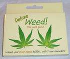 Deluxe Weed Card Card Game Deck New In The Box Pot Marijuana Shisha 