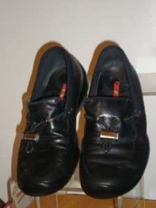 Prada Womens Black Loafer Shoe Shoes Size 36.5 / 6.5  
